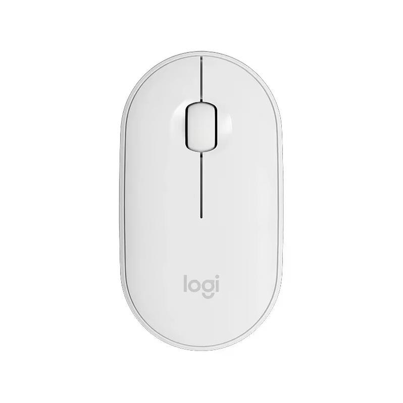 

Мышь Logitech Fashion Series PEBBLE Беспроводная Bluetooth-мышь Офисная бесшумная мышь Симметричная мышь Форма гальки