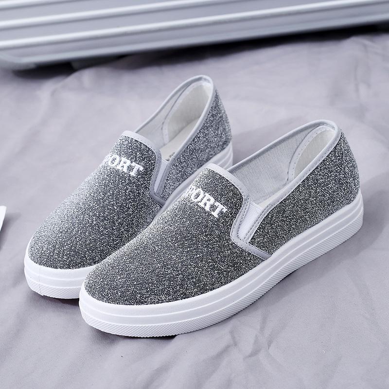 Fashion New Fashion Old Beijing Flat Shoes Spring and Autumn Leisure Lazy Student Canvas Shoes