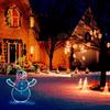 Weihnachts Schneemann Beleuchtete Dekoration Außen Garten Hof Stecker Winter Schnee Figur LED Beleuchtetes Schild für Feiertag