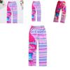 Trolls Girls Cartoon Print Long Pants With Polyester Fabric For Daily Playwear