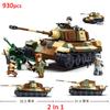 Schlacht um Iwo Jima Zweiter Weltkrieg ii Sets Militärfahrzeug Panzer Jagdflugzeug LKW Bausteine ww2 Armee Waffen Figur Steine