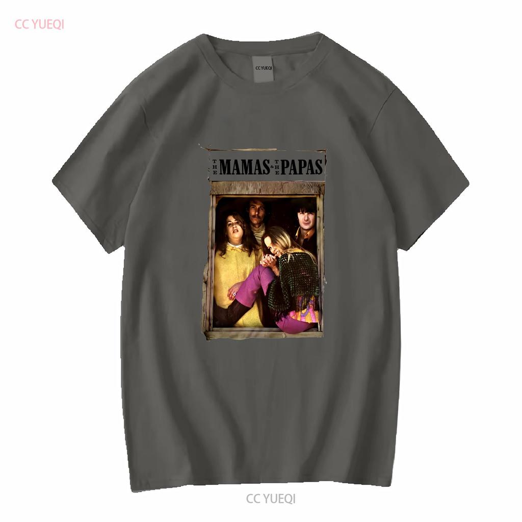 Vintage The Mamas Papas Album Cotton White All Size T Shirt BL029 vintage Washed Casual Stretched Unisex homme