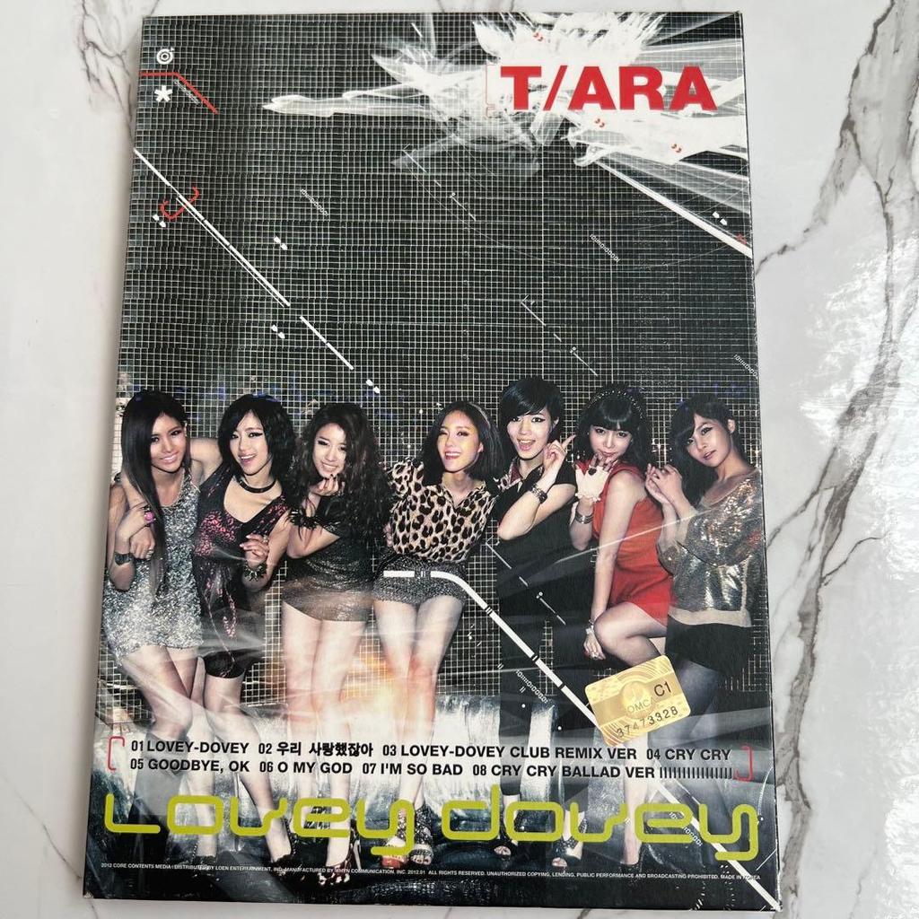 [USED] T-ARA FUNKY TOWN LOVEY DOVEY Album CD