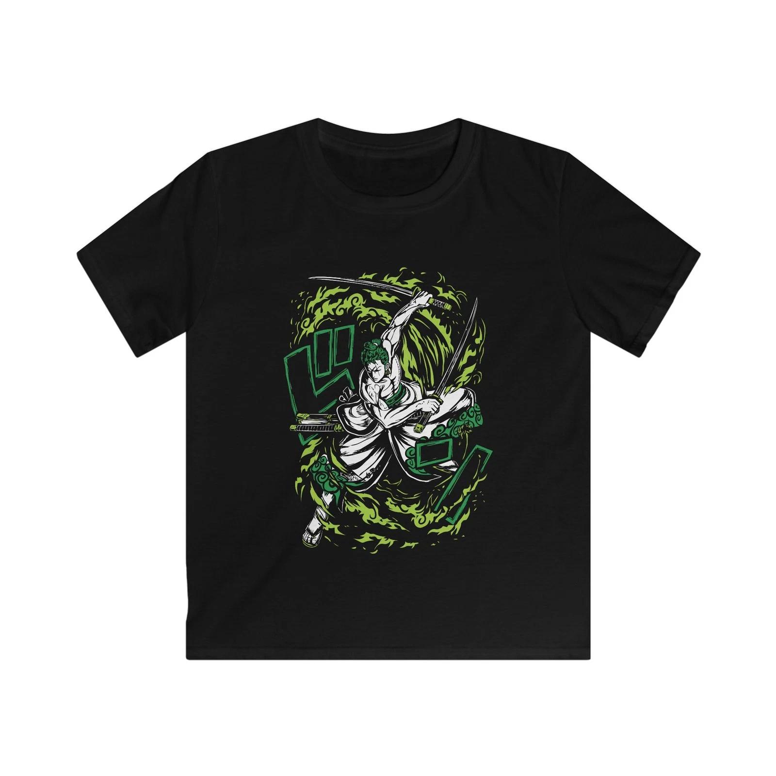 Anime T-Shirt Style Warrior Graphic Tee Inspired Pirate King Cosplay S