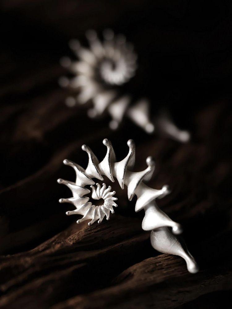 ZHUHE Conch Stud Earrings Vintage Style For Women Men's Jewelry Accessories Party Gifts