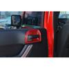 Red Carbon Door Handle Bowl Cover Trim for Jeep Wrangler JK 11-18 4Dr Accessorie