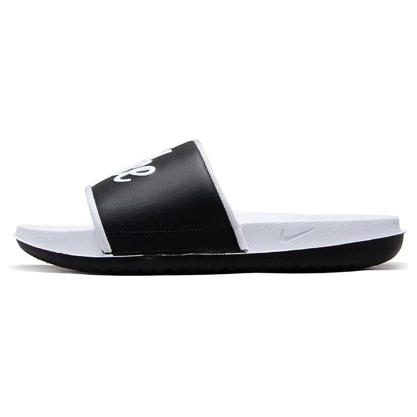 (WMNS) Nike Offcourt Slides  White Black Mismatched  Women s FQ7646-100 EU 35.5