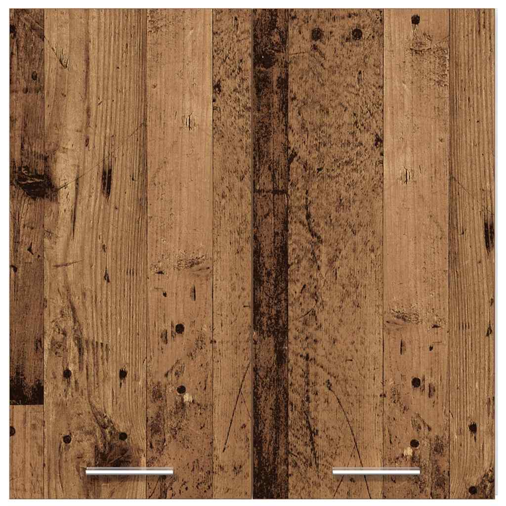 Lyon Wall Mounted Kitchen Cabinet Vintage Wood Look 60 x 31 x 60 cm Engineered Wood