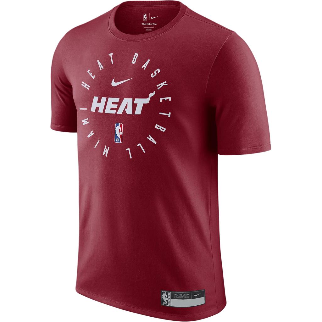 Nike Miami Heat FW24 Fashion Moisture-Wicking Short Sleeve T-Shirt Men Tops Resilient-Red HF1426-608