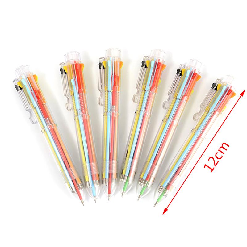 Mehrfarbiger 8-in-1-Farbkugelschreiber Kugelschreiber für Kinder, Schul- und Bürobedarf