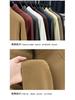 Men's Double-Sided German Fleece Hoodie with Half-High Collar, Zipper, Autumn/Winter Fashionable Outerwear.