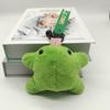 Cute Green Frog Plush Keychain Kawaii Bag Charm Soft Stuffed Animal Pendant Creative Holiday Gift for Family and Friends