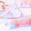 Laser Transparent Kosmetiktasche Damen DIY Klar Make-up Stifte Aufbewahrung Organizer Reise Toilettenartikel Waschtasche Hülle Niedliche Geldbörsen Tasche