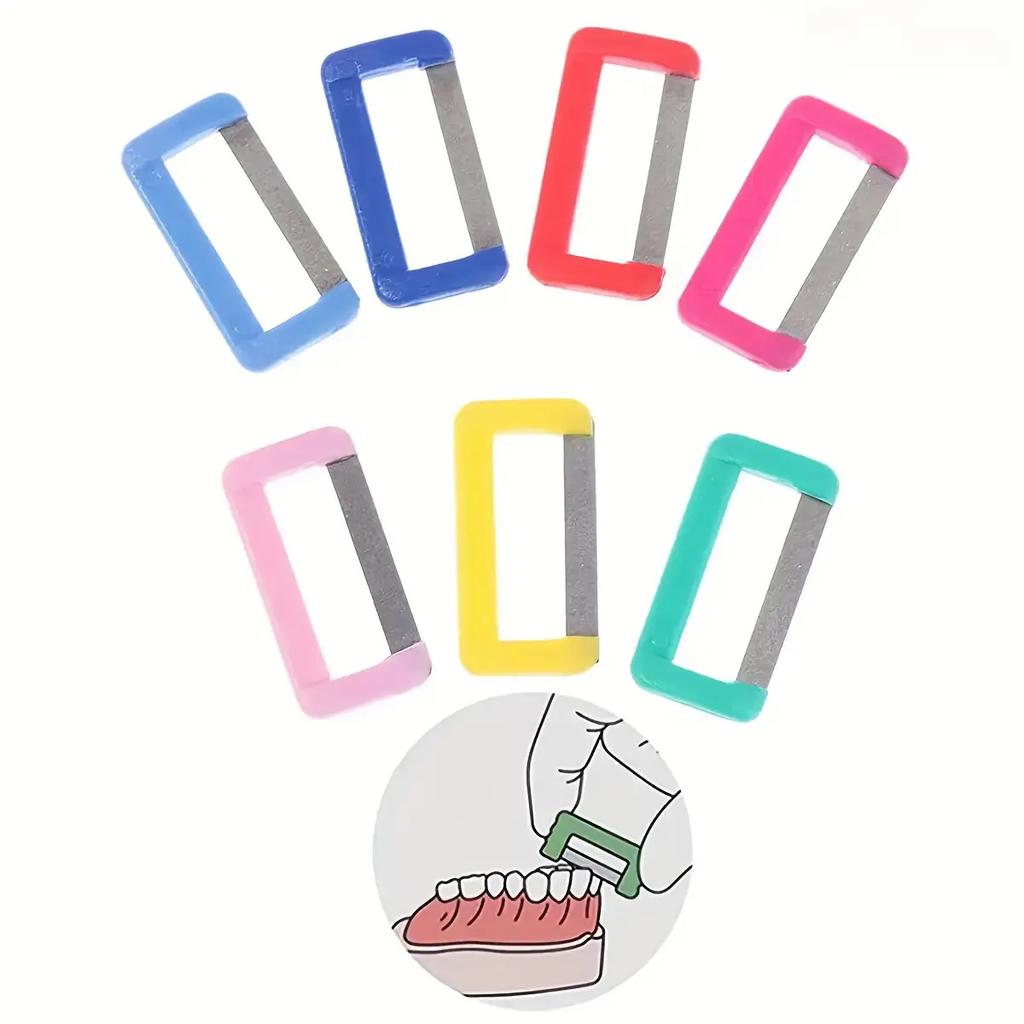 Disposable Dental Polishing Strips - Single/Double Sided Enamel Stain Removal for Sensitive Teeth - 1pc