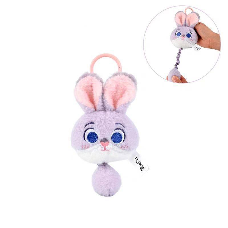 Rozkošná plyšová klíčenka Disney Zootopia Judy Hopps a Nick Wilde pro fanoušky