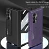Magnetic Hinge Ultra-Thin Frosted Hard Shell Case for Honor Magic V2 - Stylish with Huawei V2 Bracket