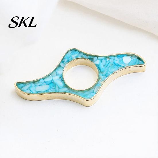 Eye-catching Glitter Bookmark Book Page Holder, Thumb Ring Holder for Reading, Smooth Edge Metal Opener Reading Accessory Students Readers