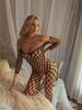 Sexy Crotchless Lingerie For Women Fishnet Teddy Bra Set Erotic Costumes Stretch Mesh Hollow Bodystockings Female Underwear Sets