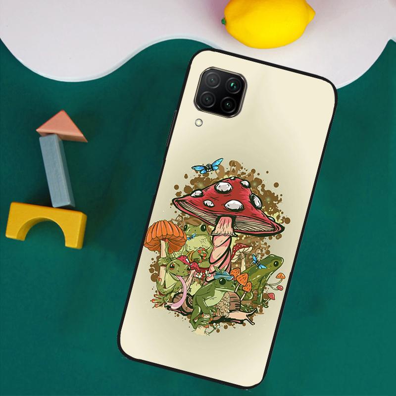 Cottagecore Frog Aesthetic For Huawei Nova 9 10 SE 8i 11i 12i 12s Y60 Y61 Y70 Y90 Y72 Y73 Y91 P60 Pro P40 P30 Lite Case