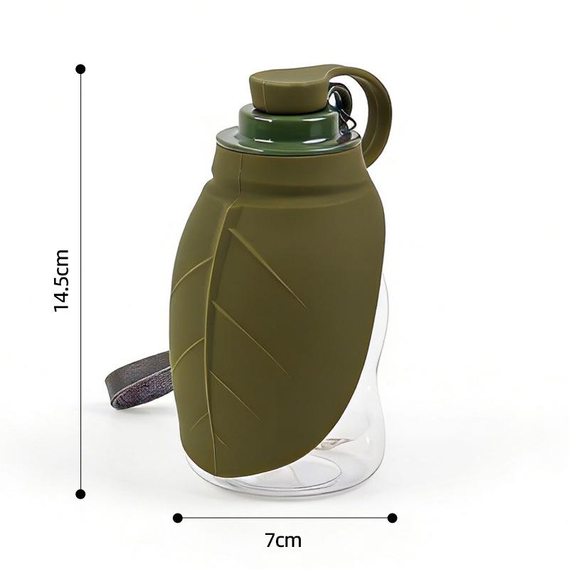 Portable Pet Water Bottle and Dispenser for Outdoor Travel 300ml Capacity