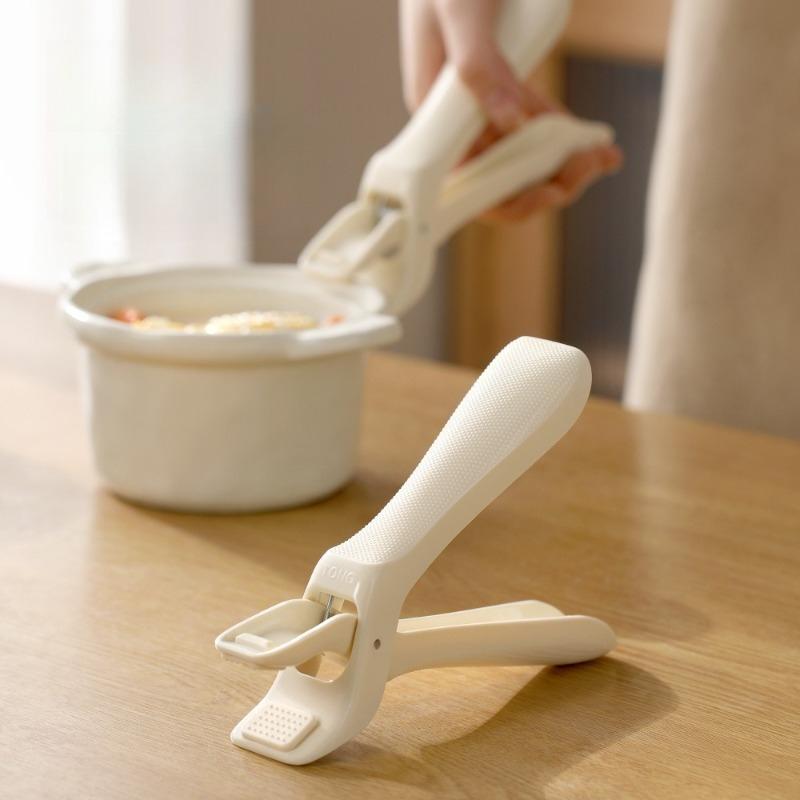 New Heat-Resistant Bowl Tongs - Non-Slip Silicone Pot Holders for Baking Pans & Steamer Lifting, Secure Grip Kitchen Claws