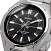 Casio Standard Solar Analog Men's Watch 5ATM Water Resistant Black Metal Band MTP-RS100D-1AV