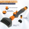 Spa Filter Clean Brush Plastic Double Row Nozzles Pool Cartridge Filter Clean Tool Universal Handheld Hot Tub Filter Clean Brush