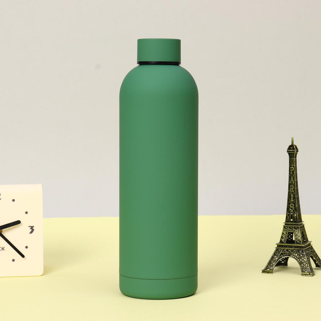 Mattierte Macaron-Farbe 304 Edelstahl Sport-Thermosflasche