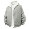 Men's Casual Stand-up Collar Solid Color Zipper Jacket Trench Coat, Men's Sports Coat