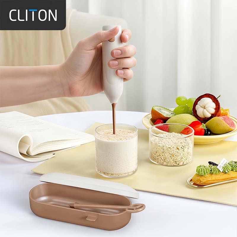 CLITON Electric Beverage Frother & Mixer
