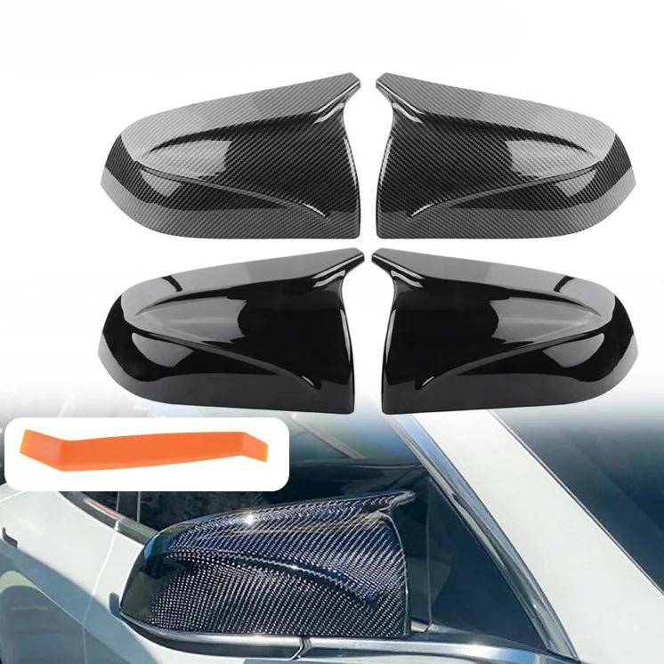 For Tesla Model 3 2017 2018 2019 2020 2021 2022 2023 Side Left/Right Rearview Mirror Cover Replacement  Exterior Decor BodyKits