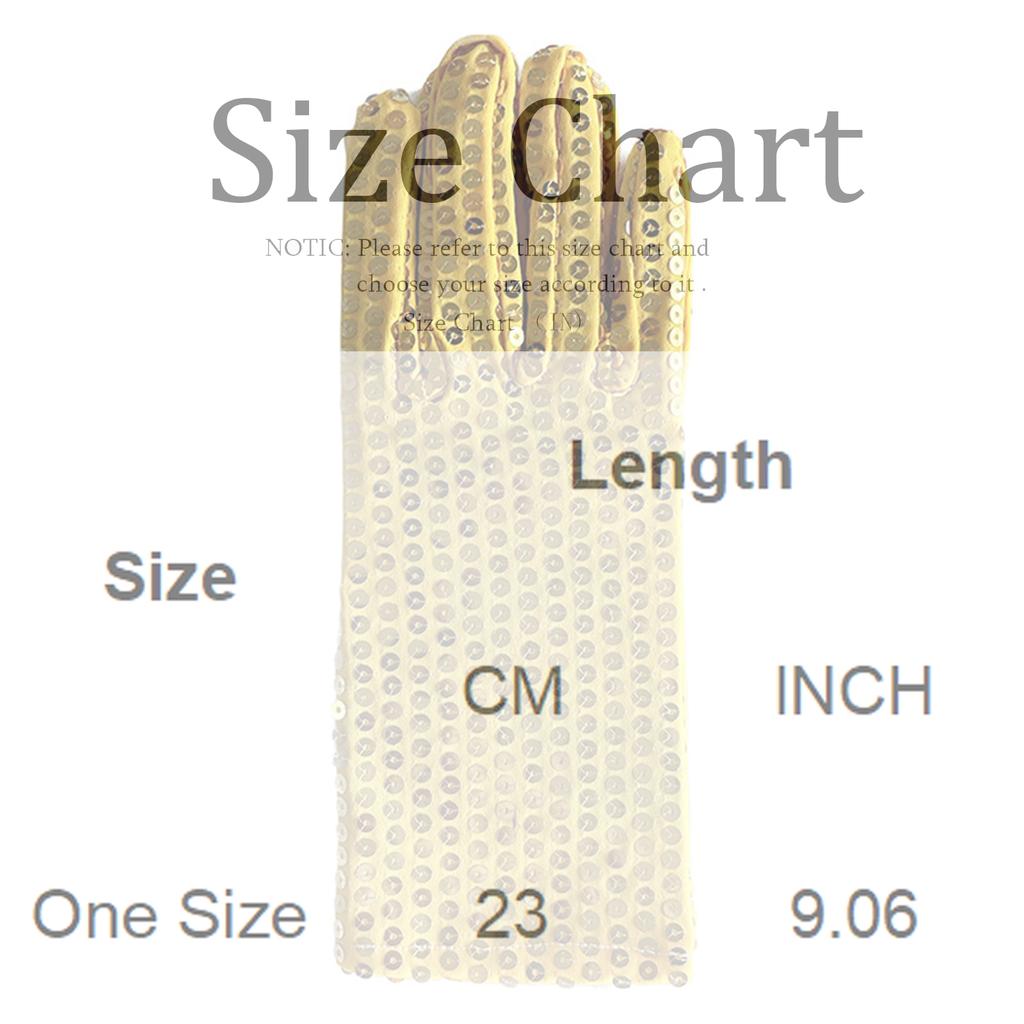 Short Sequined Gloves For Stage Women Party Gloves Short Gloves Evening Dress Up Hand Gloves Festival Handwear
