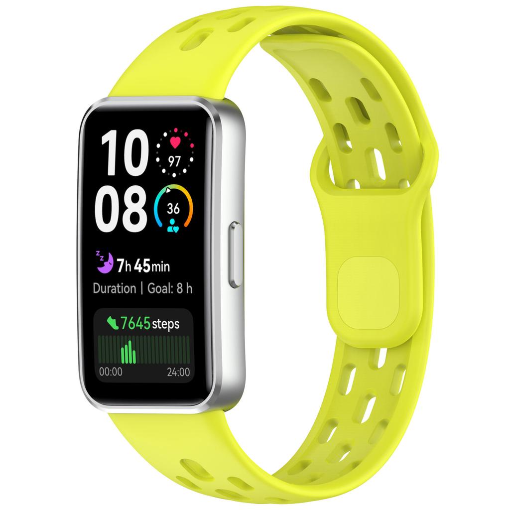 For Compatible Band 10/8/9 Replacement Silicone Watch Strap with Snap Button Buckle and Breathable Design