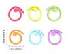 30/100pcs Zinc Based AlloyKnitting Stitch Markers Spiral Multicolor Painted Marker Buckle Crochet Lock Knit Needle Clip