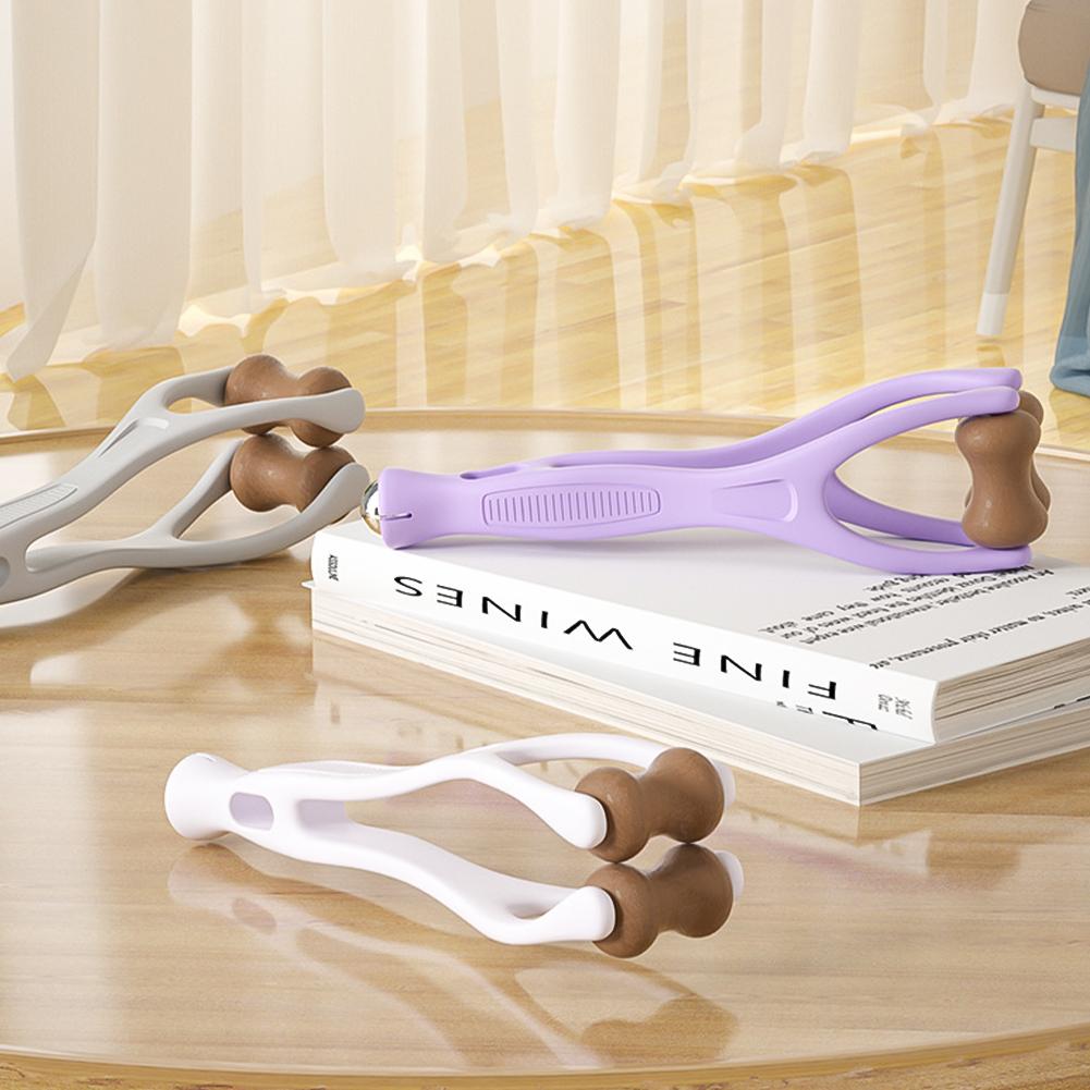 

Hand Massager Hand Joint Meridian Massage Manual Slender Fingers To Clear Acupoints Needle Stone Finger Massage Clip білий