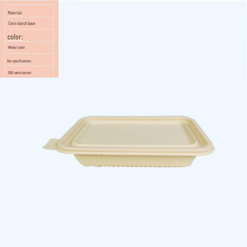 Biodegradable Corn Starch Takeout Food Container