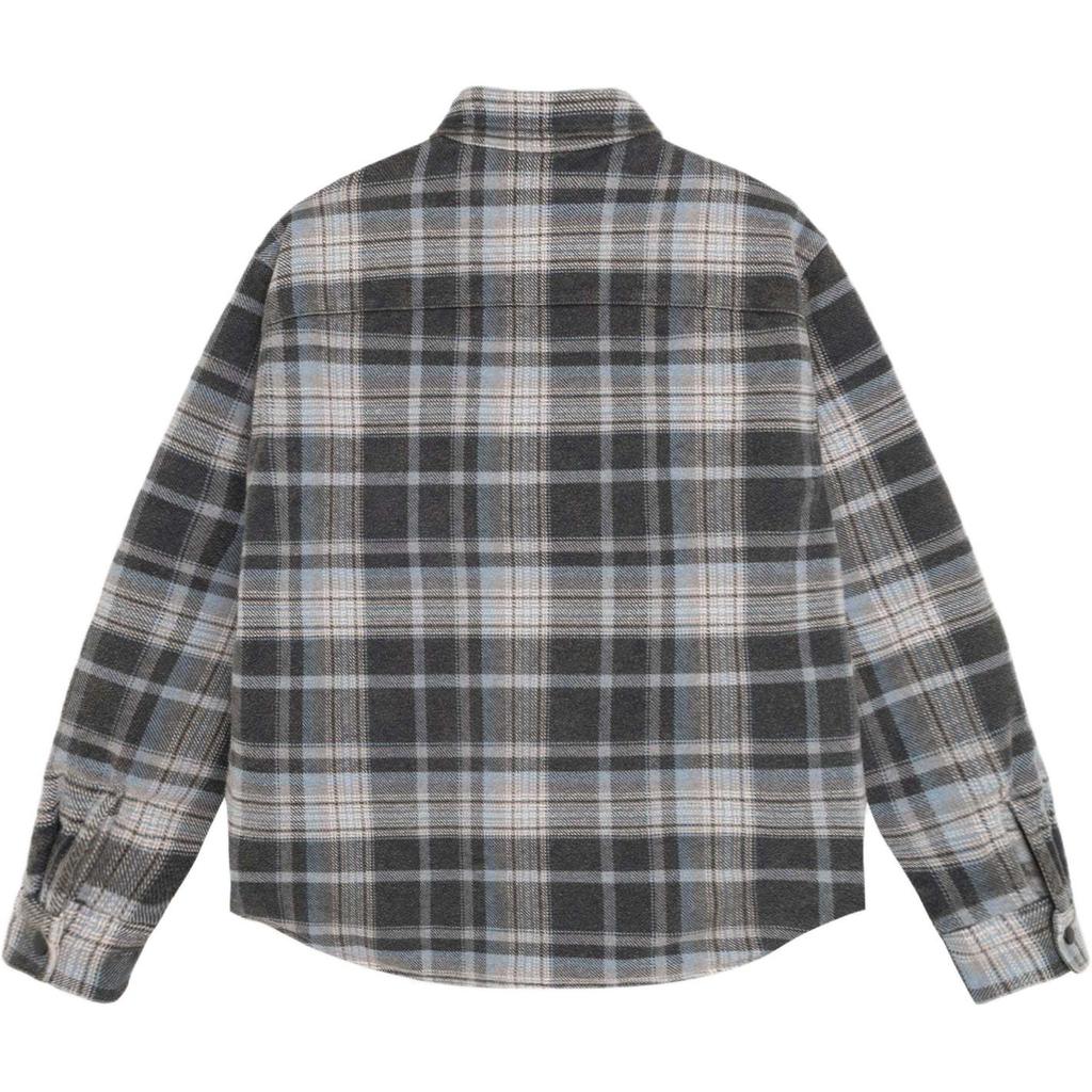 Stussy FW24 HEAVY WASHED PLAID SHIRT logo Unisex 1110339