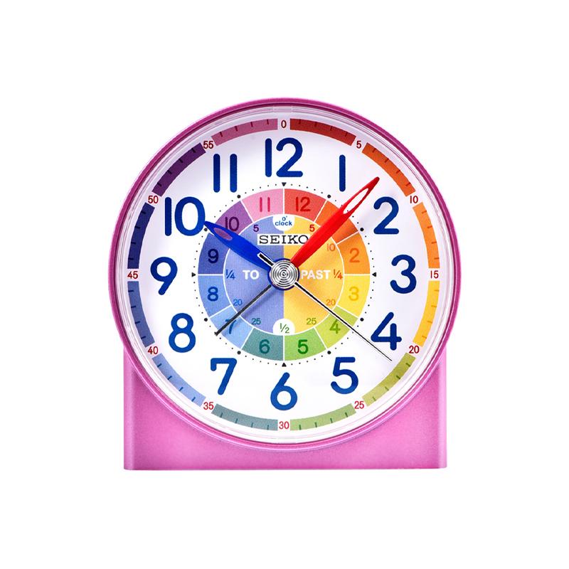 SEIKO Quartz Movement Resin Alarm Clock Unisex White QHE153P White Dial