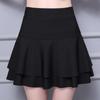 Fashion Mini Skirts Women's Basic Flared Shorts Skirt High Waist Lever Medium Pleated Fluffy Skirt Black Charm Casual Pants