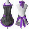 Women's Cake Apron Fashion Bowknot Apron for Women Girls Retro Kitchen Cooking Apron with Pockets Mother's Day Gifts