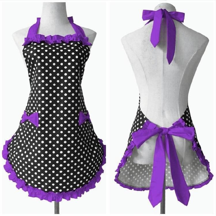 Women's Cake Apron Fashion Bowknot Apron for Women Girls Retro Kitchen Cooking Apron with Pockets Mother's Day Gifts