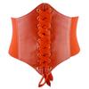 Waist Belt Solid Color Convenient To Wear Faux Leather Waist Belt Plus Wide Elastic Stretchy Waist Belts for Party