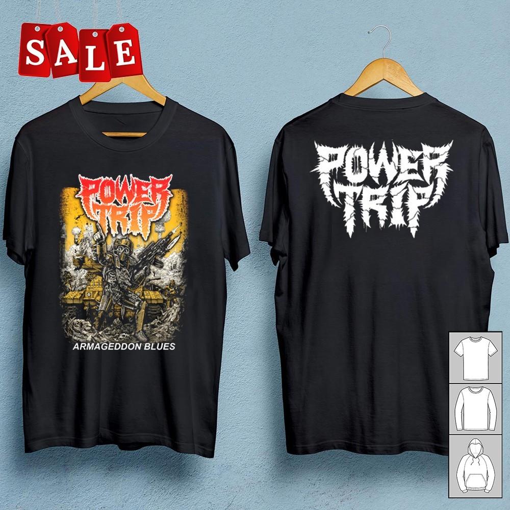 New Popular Power Trip band 2 sides Gift For Fans Unisex S-235XL T-Shirt LW491 Unisex T-Shirt S