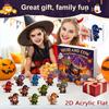 Halloween Advent Calendar 2025 Advent Calendar with 24 Acrylic Charms Pumpkin Ghost Witch Highland