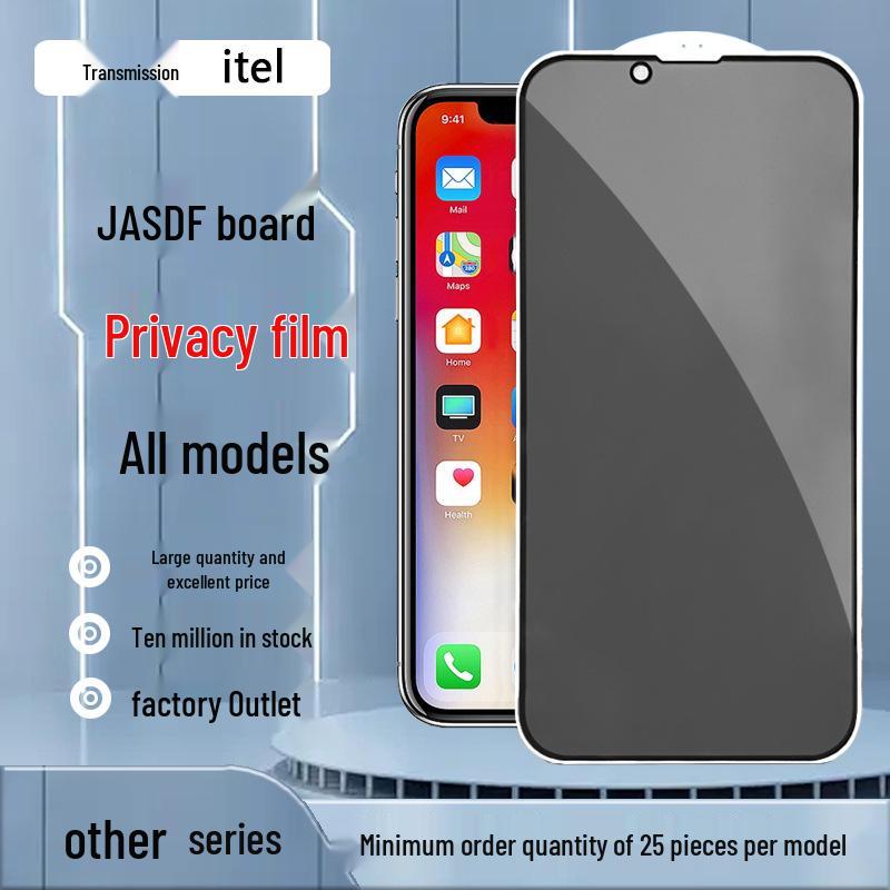 itel P55 & A60 Vision 5 PLUS Anti-Peep Tempered Glass Film