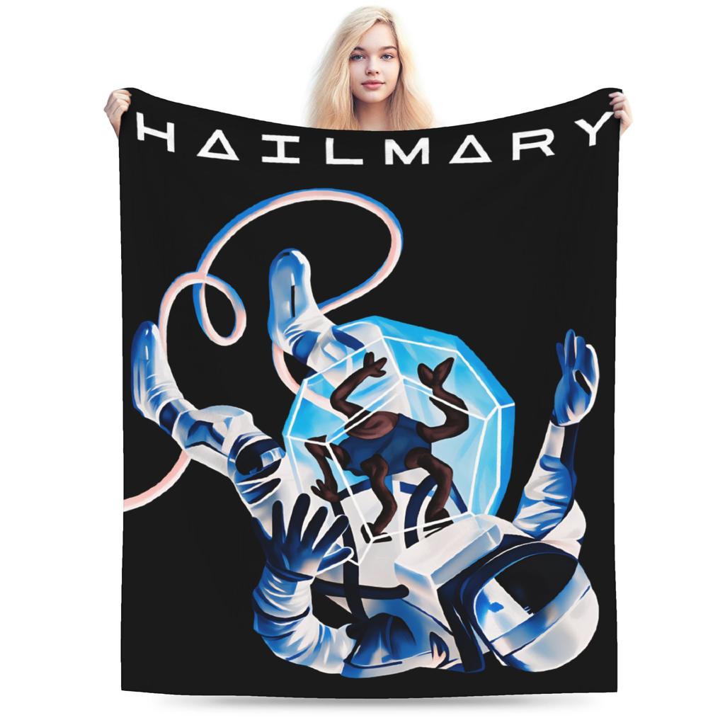 Soft Cozy Blanket Plane Travel Project Hail Mary 2026 Bedding Throws Print Bedspread For Living Room