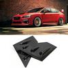 2x Carbon Fiber Look Front Window Louver Cover Trim For Subaru WRX STi 2015-2020