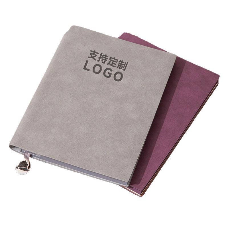 High-End Custom Sheepskin Business Notebook with Logo