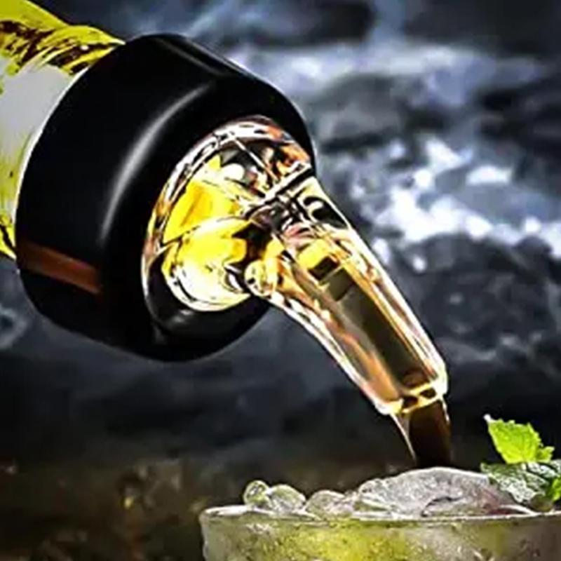 Measured Automatic Wine Pourer 1/3pcs Quick Accurate Spirit Dispenser No Drip Liquor Pour Spout for Home Bar Party Pub Use
