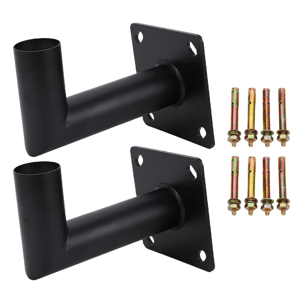 2Pcs 90 Degree Wall Mount Bracket Alloy Steel L Shaped Bracket for Outdoor Flood Lights
